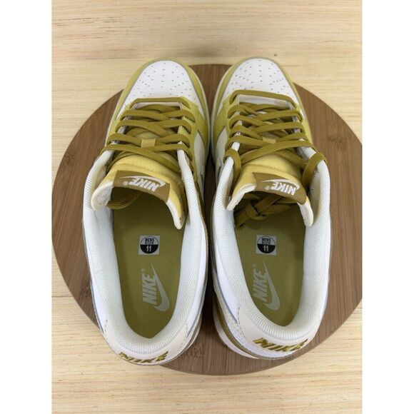 NEW Nike Dunk Low Retro Bronzine Coconut Milk Saturn Gold Shoes Mens 11 - Picture 6 of 7
